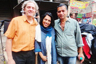 With Mira Nair on the sets of 'The Reluctant Fundamentalist'