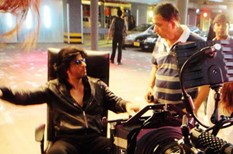 With Shahrukh Khan on the sets of 'Don 2'