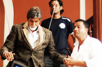 With Amitabh Bachchan in 'Bhoothnath'