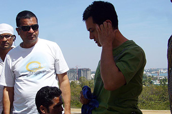 With Aamir Khan on '3 Idiots'